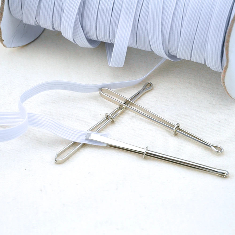 2pcs Elastic Band Threading Clips – Sewing & DIY Garment Tools