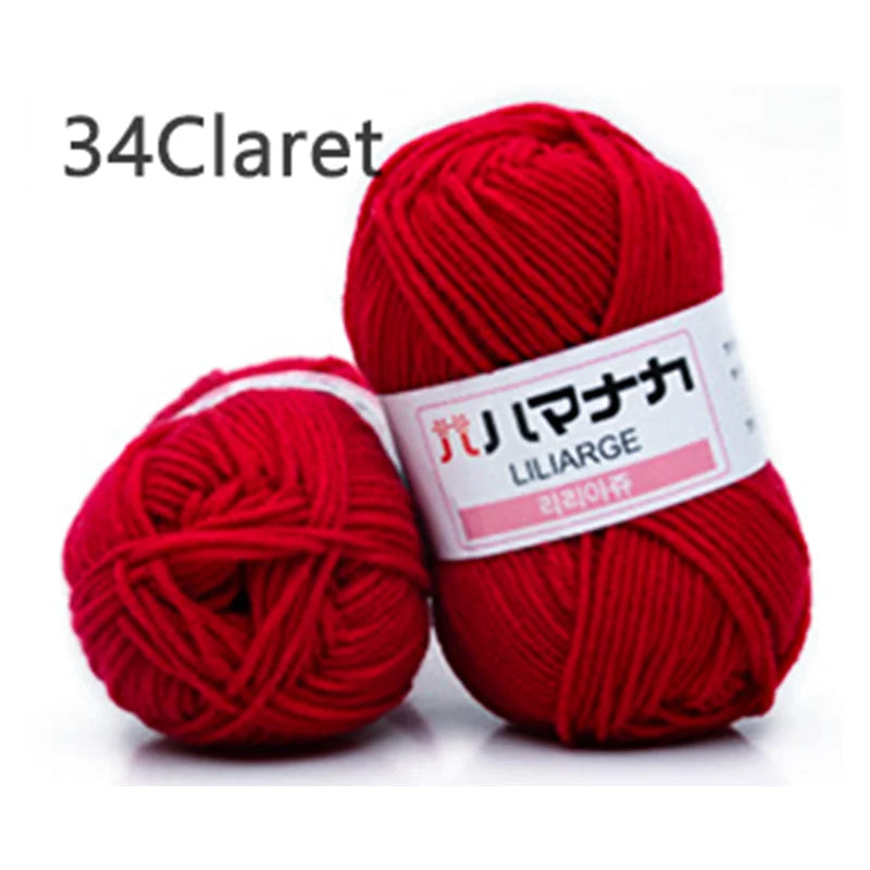 25g Soft Cotton Yarn for Knitting & Crochet