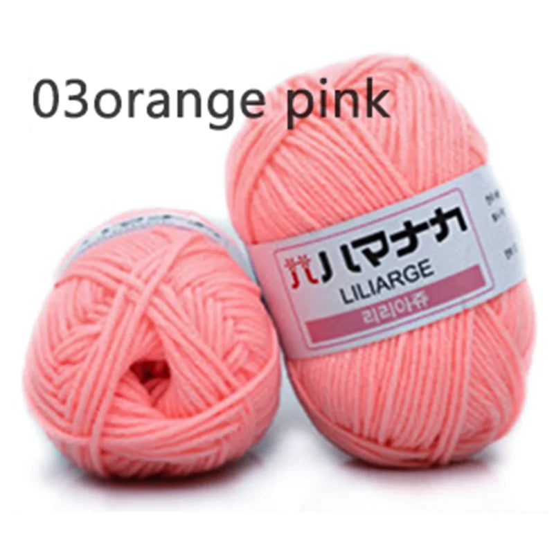 25g Soft Cotton Yarn for Knitting & Crochet