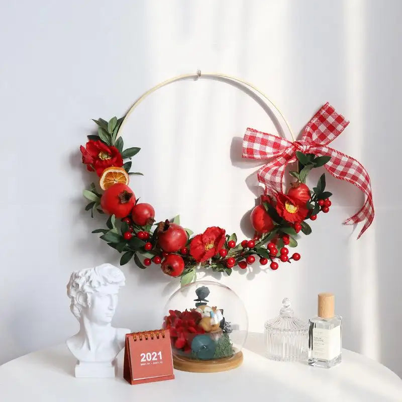 Wooden Bamboo Floral Hoop – DIY Ring for Wreaths, Macrame & Décor