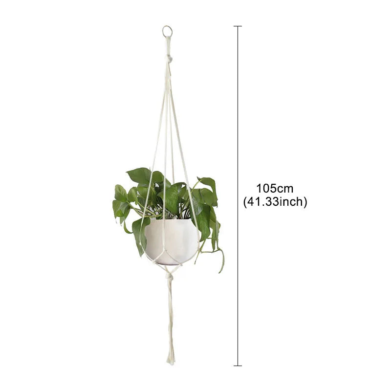 Macrame Plant Hanger Rope Basket Holder