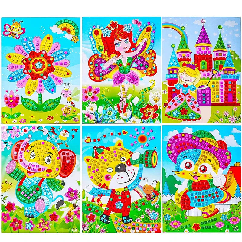 Mosaic Sticker Puzzle Art Kit