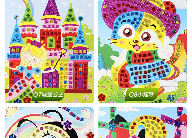 Mosaic Sticker Puzzle Art Kit