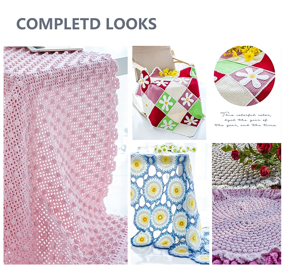 25g Soft Cotton Yarn for Knitting & Crochet