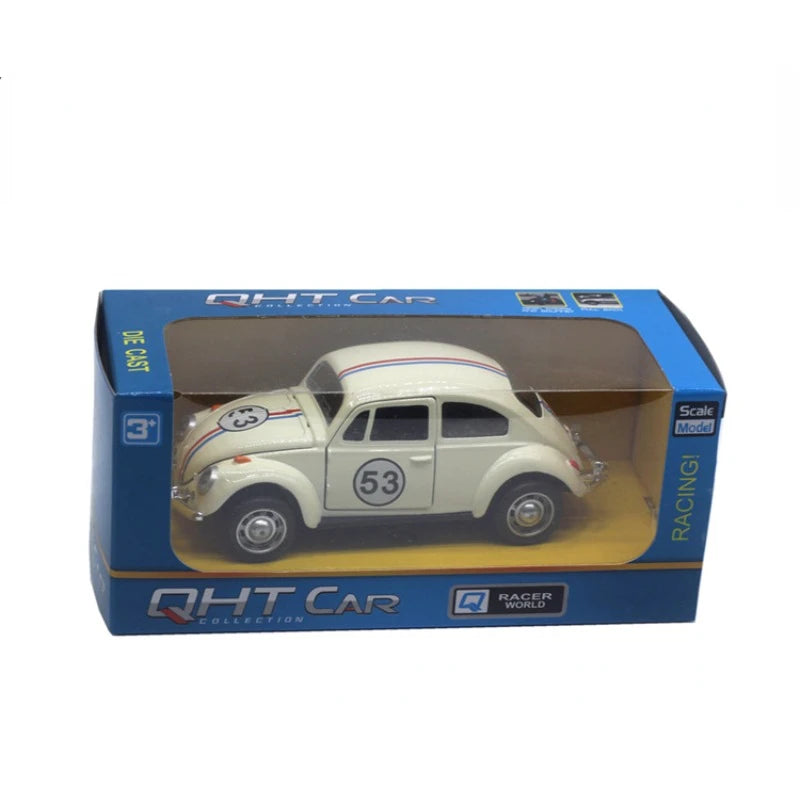 1:32 Beetle Alloy Car Diecasts Metal Classic Toy Model with Pull Back Function Vehicles for Child Gifts A931
