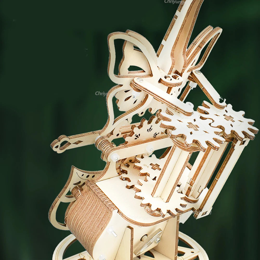 3D Wooden Cello Puzzle DIY Music Box Model Kit