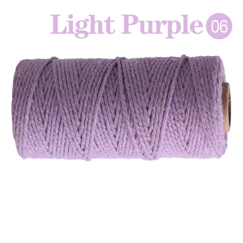 2mm Cotton Macrame Cord – 100M DIY Craft Rope