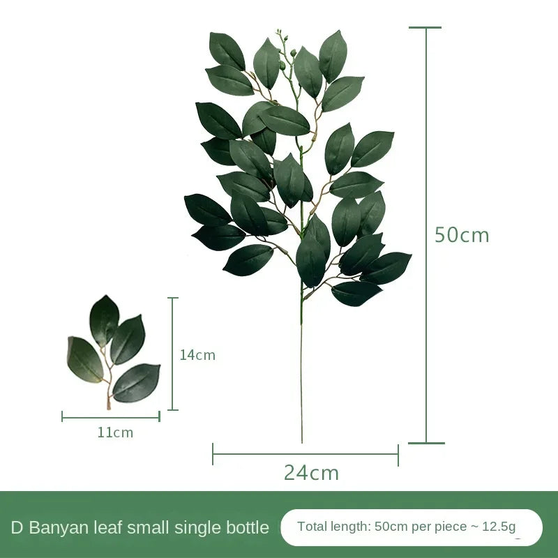 Artificial Eucalyptus Leaves for Floral Arrangements and Decor