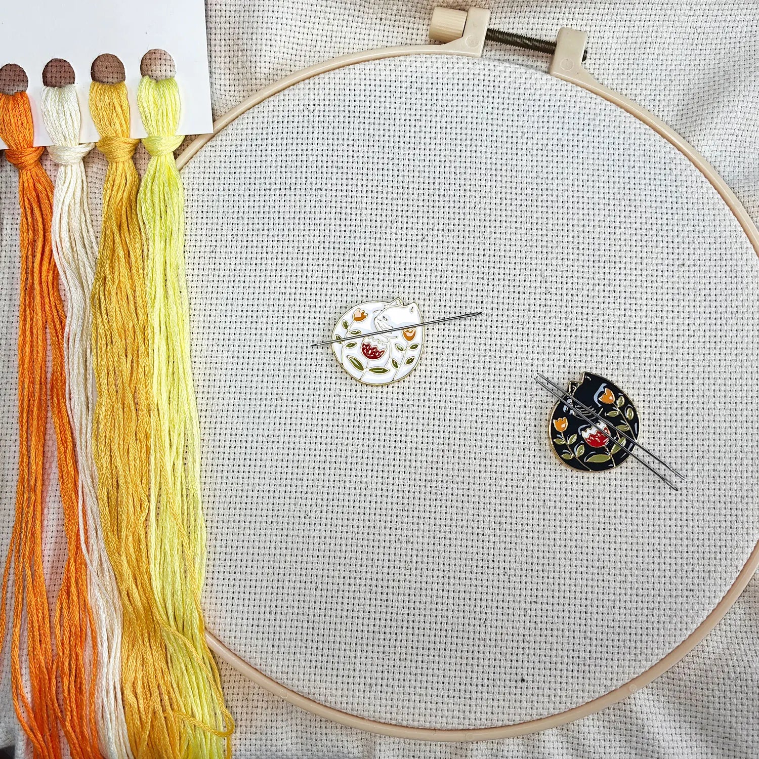 Magnetic Needle Minder Flower Leaf Holder