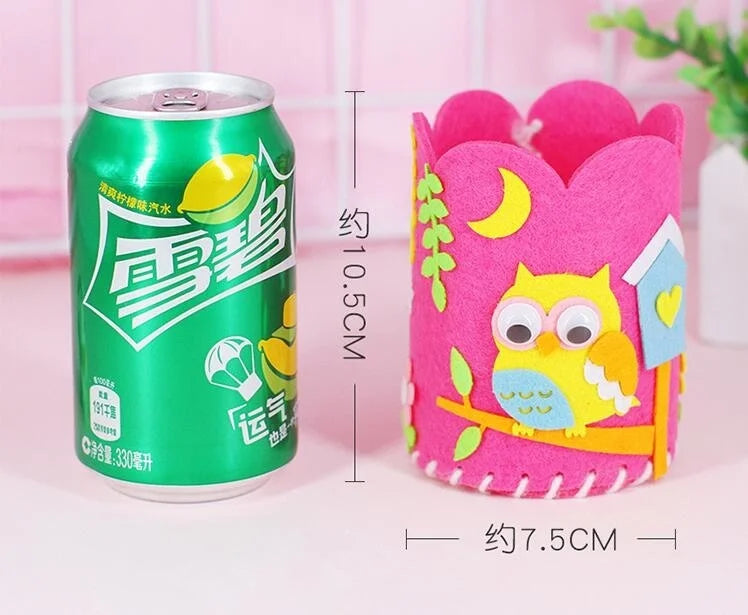 4PCS DIY Pencil Holder Craft Kit for Kids