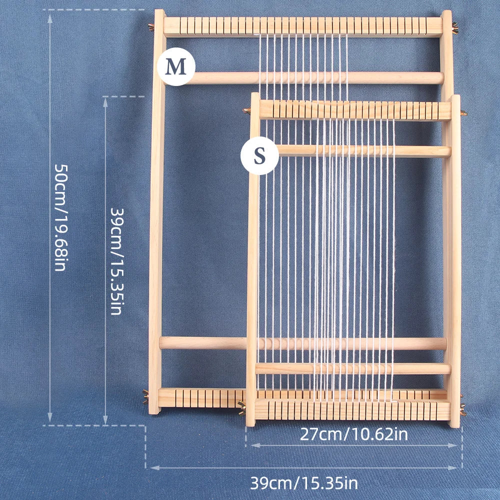Wooden DIY Weaving Loom Frame Tool
