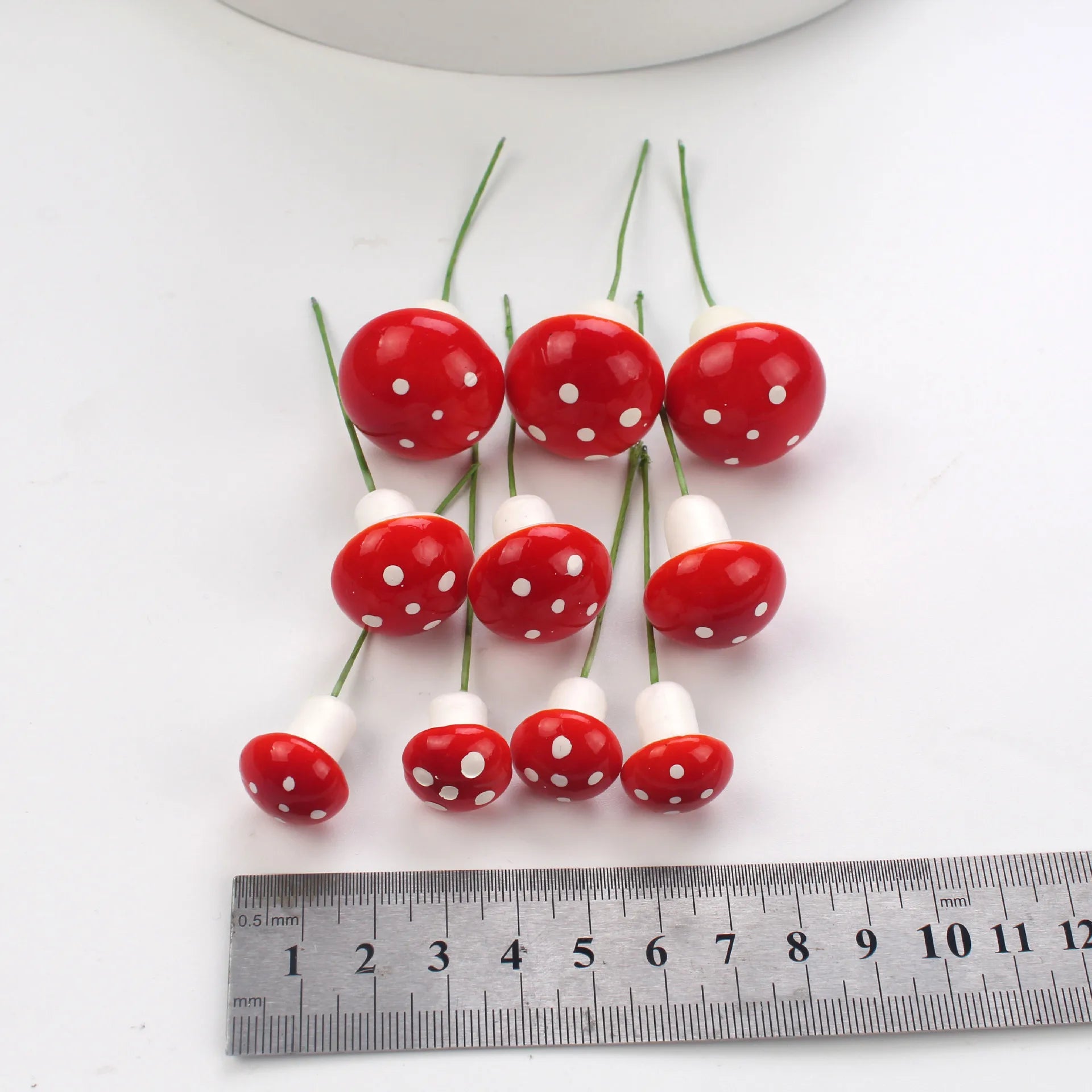 Mini Foam Mushroom Fairy Garden Decor for DIY Bonsai and Crafts