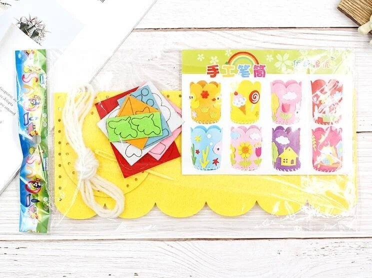 4PCS DIY Pencil Holder Craft Kit for Kids