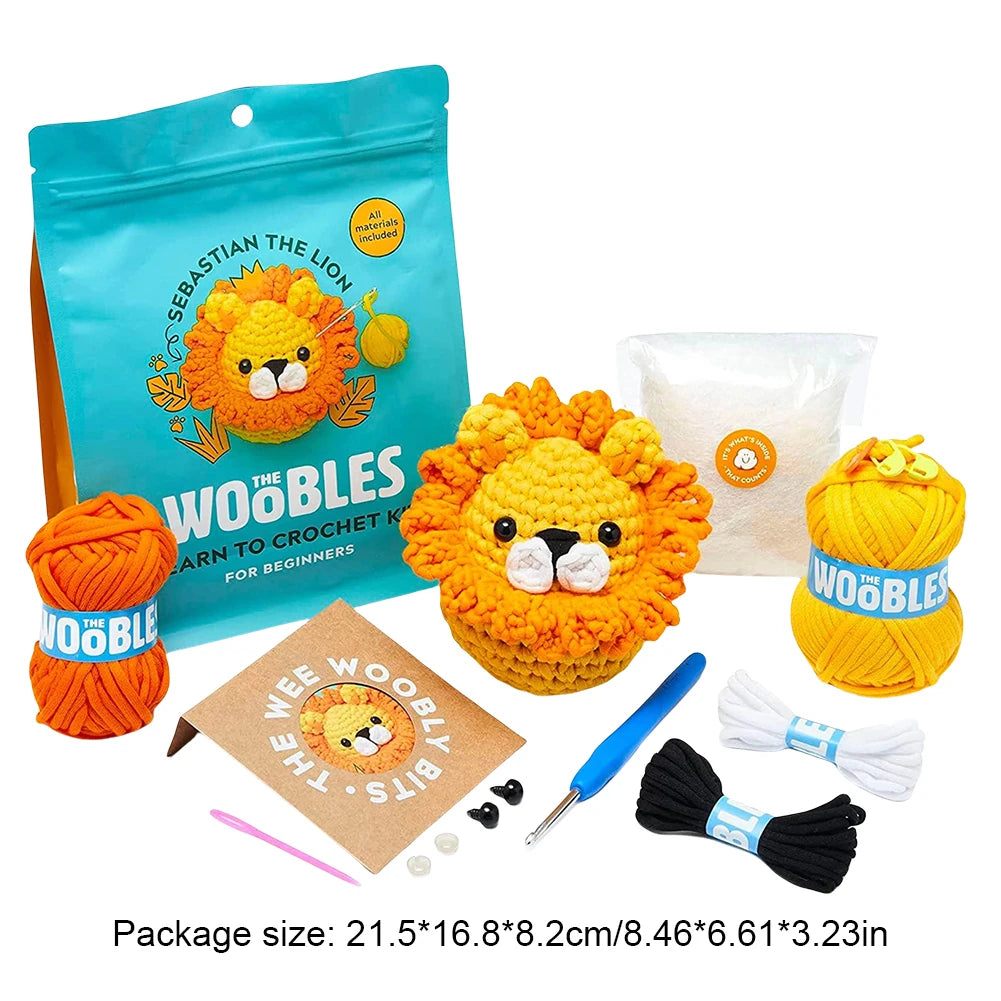 Kids Beginner Crochet Animal Kit
