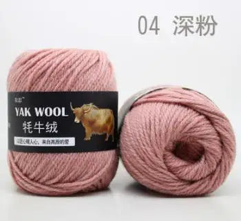 Yak Wool 3-Strand Yarn – Medium-Weight Yarn for Sweaters, Coats & Accessories