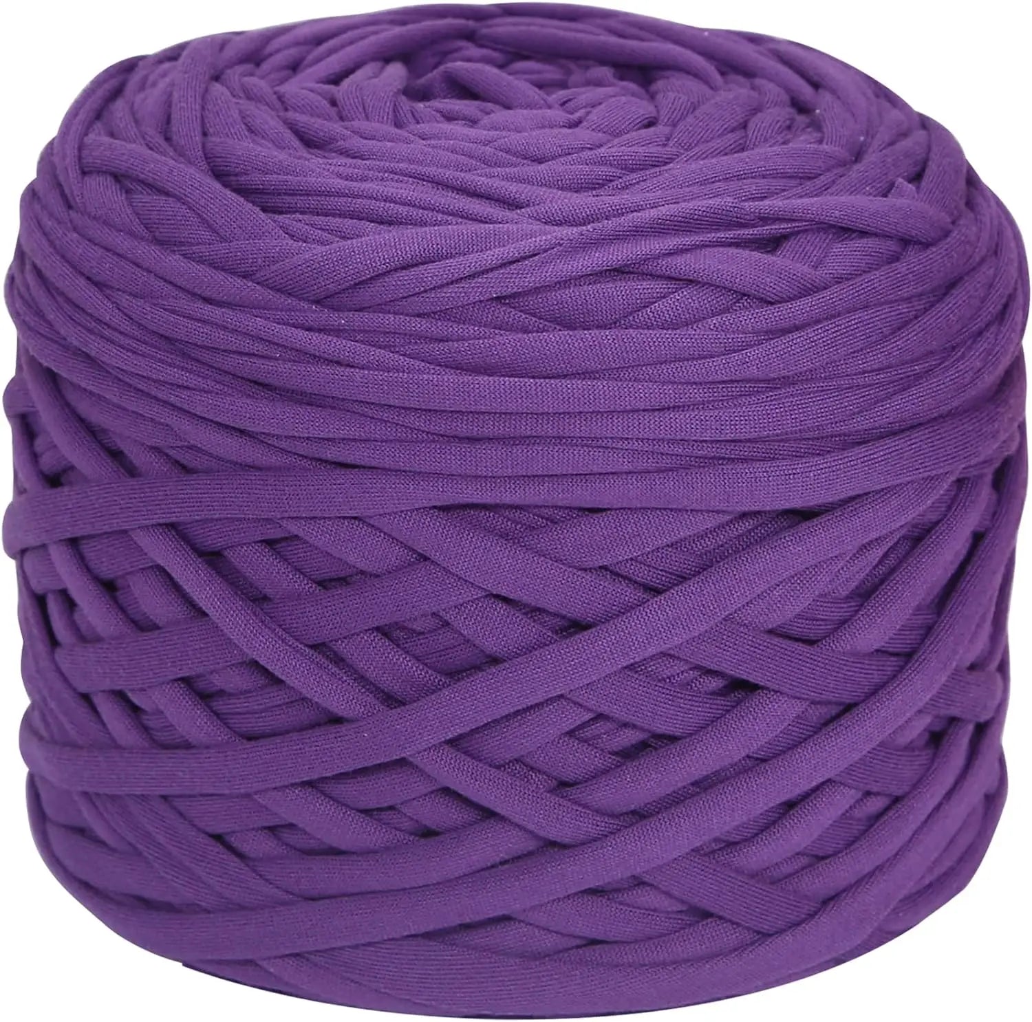 400g Thick T-Shirt Yarn – Elastic Fabric for DIY Crochet & Knitting