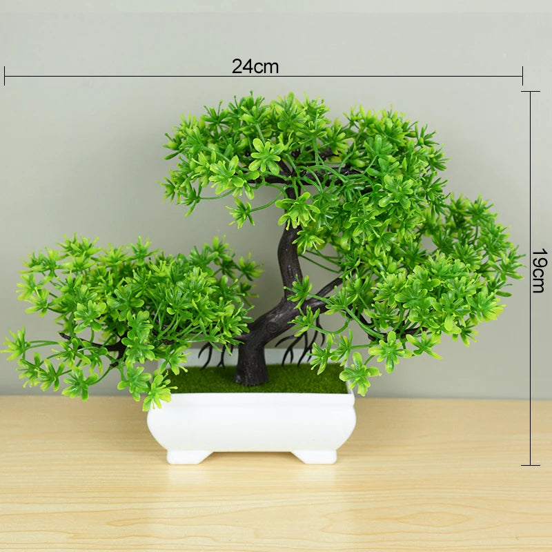 Artificial Bonsai Tree in Pot for Home Decor