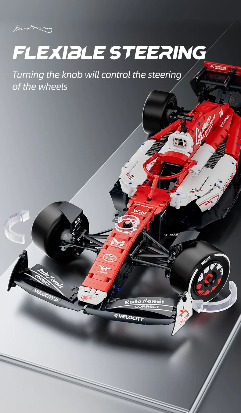 1:8 F1 Race Car Building Set – 1768PCS MOC Model Kit