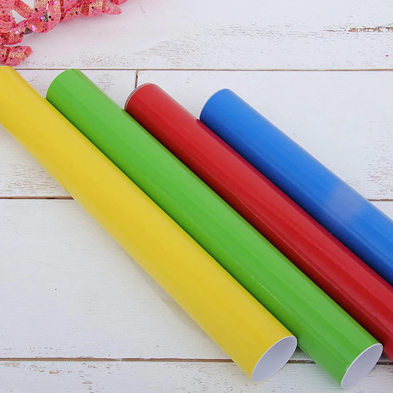 Permanent GlPermanent Glossy Adhesive Vinyl Roll for DIY Craftsossy Adhesive Vinyl Roll for DIY Crafts