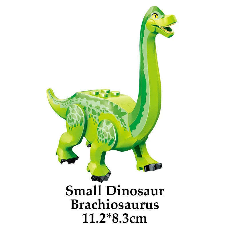 Jurassic Dinosaur Building Blocks – T-Rex, Raptor, Triceratops Models