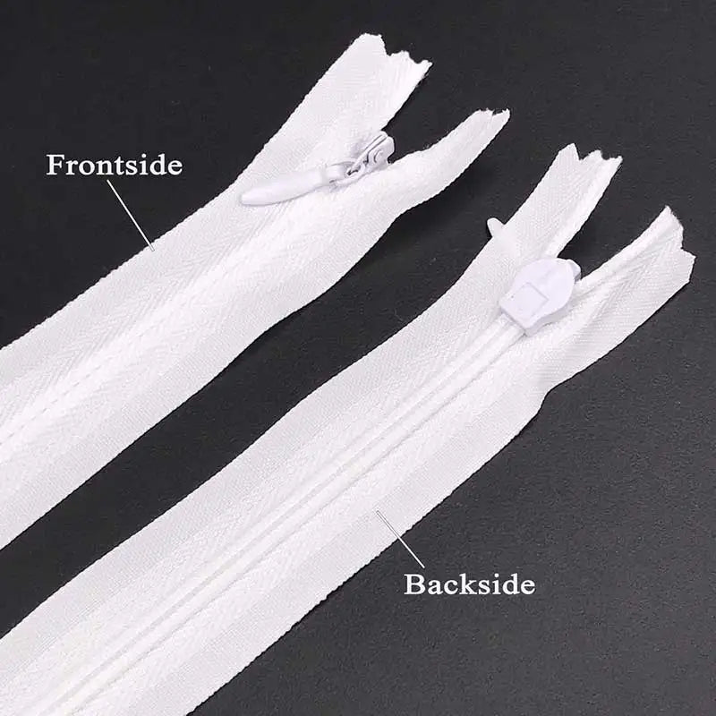 10pcs Nylon Invisible Zippers for Sewing