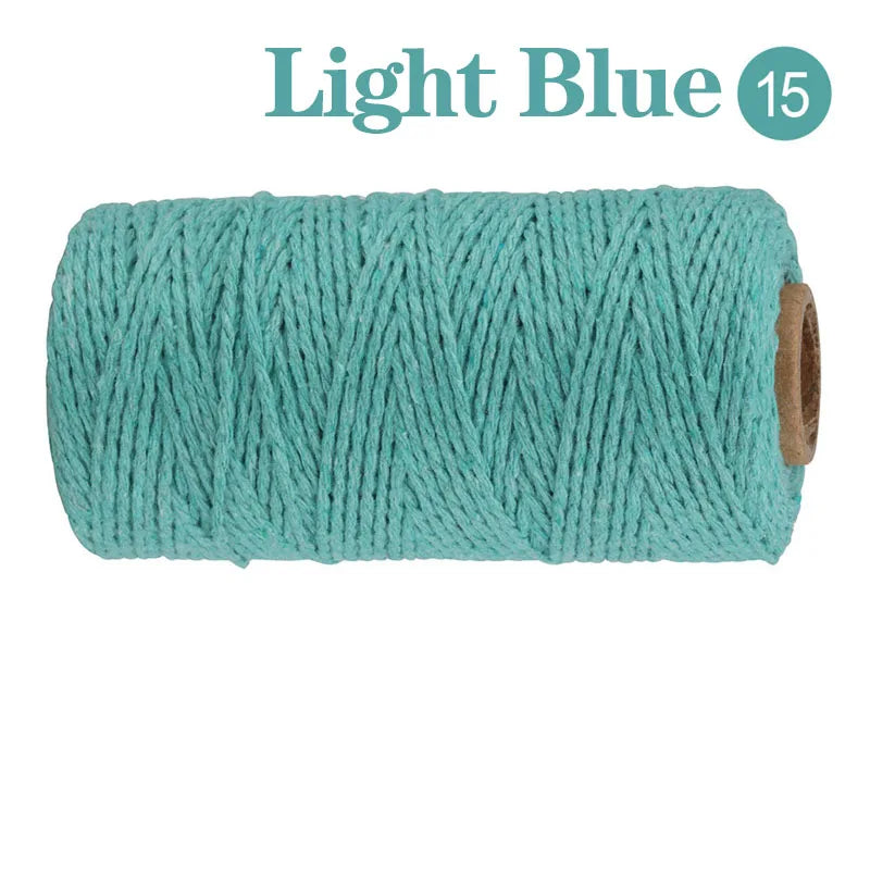 2mm Cotton Macrame Cord – 100M DIY Craft Rope