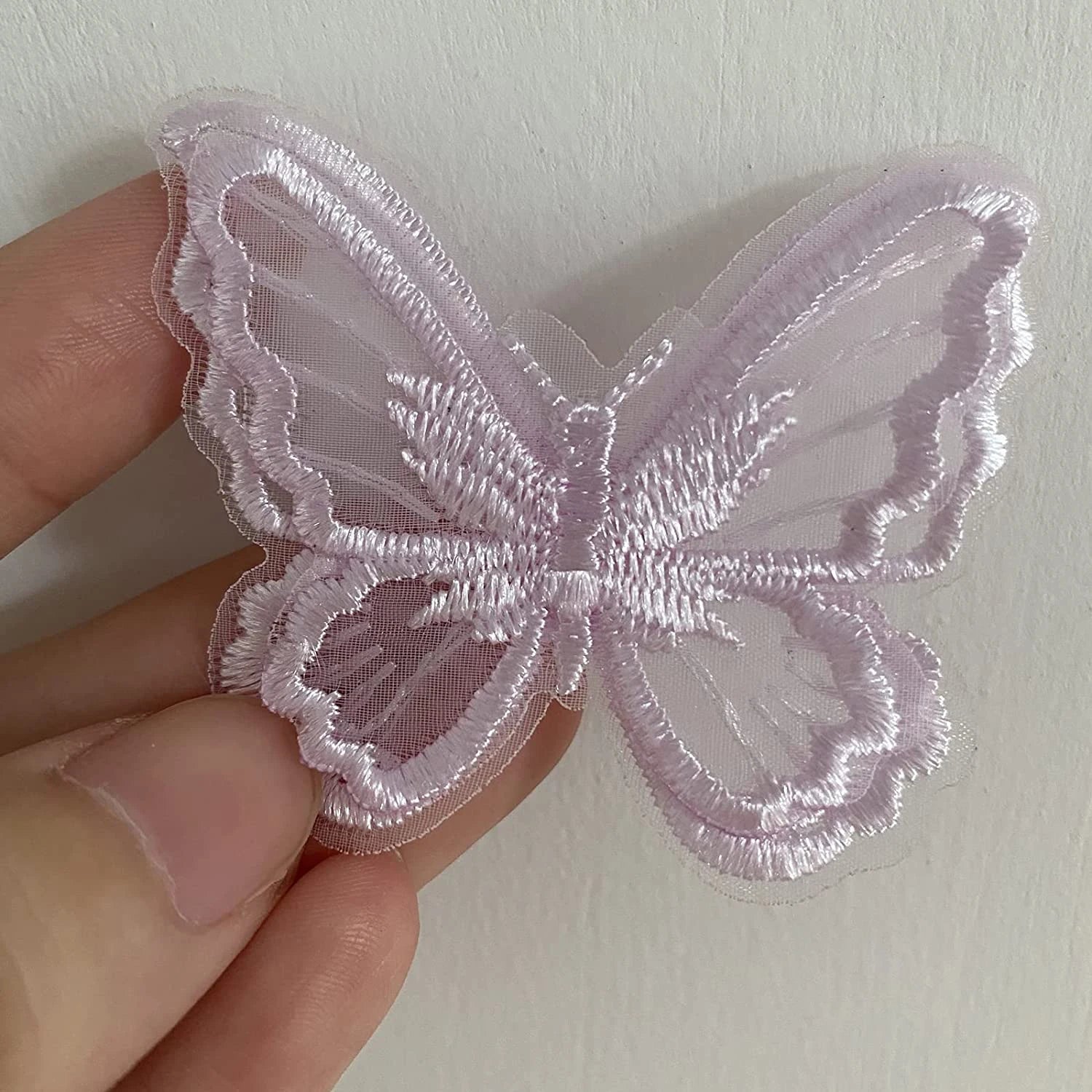 10Pcs Embroidered Butterfly Iron-On Patches