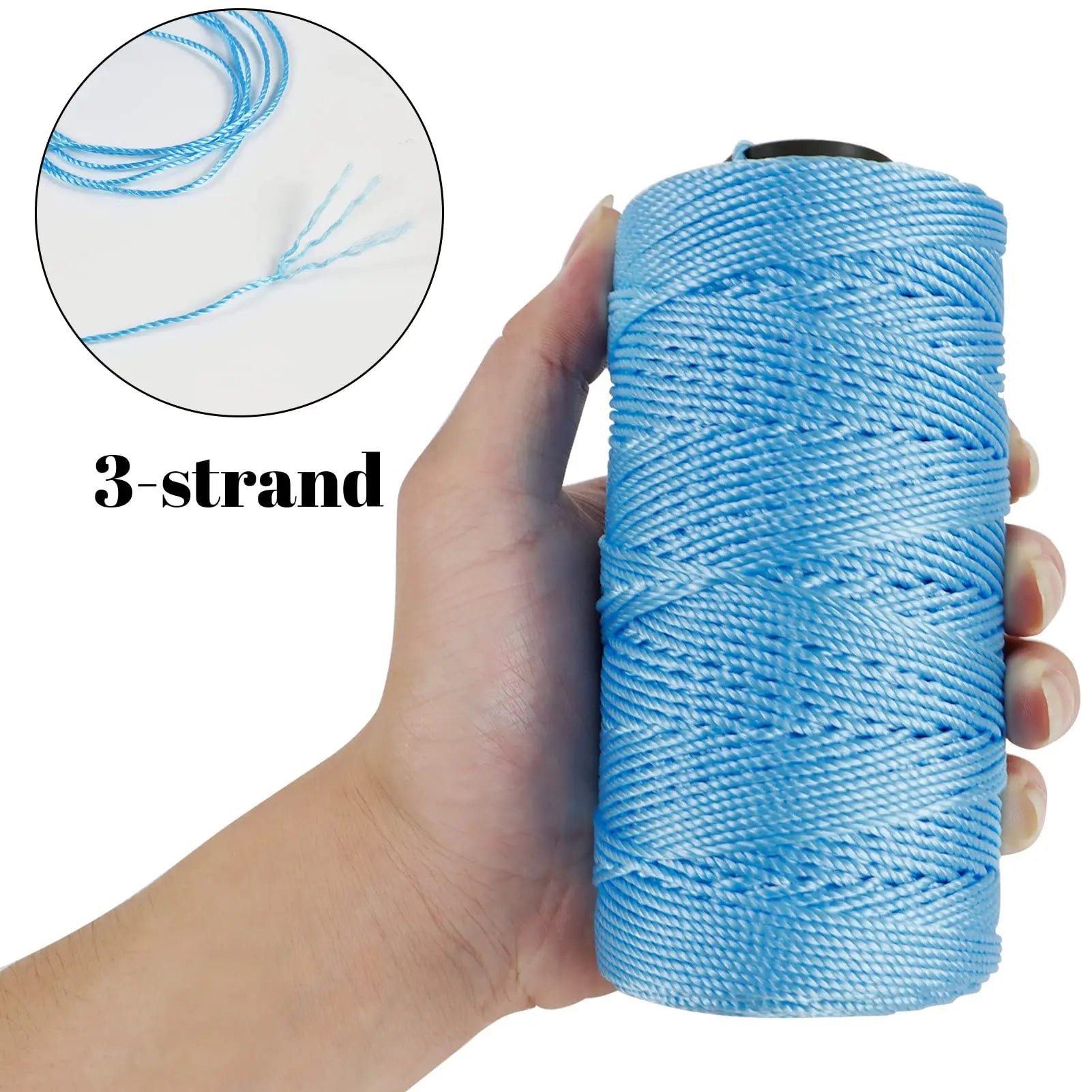 1.5mm Ice Silk Crochet Yarn – 200m Polypropylene Thread