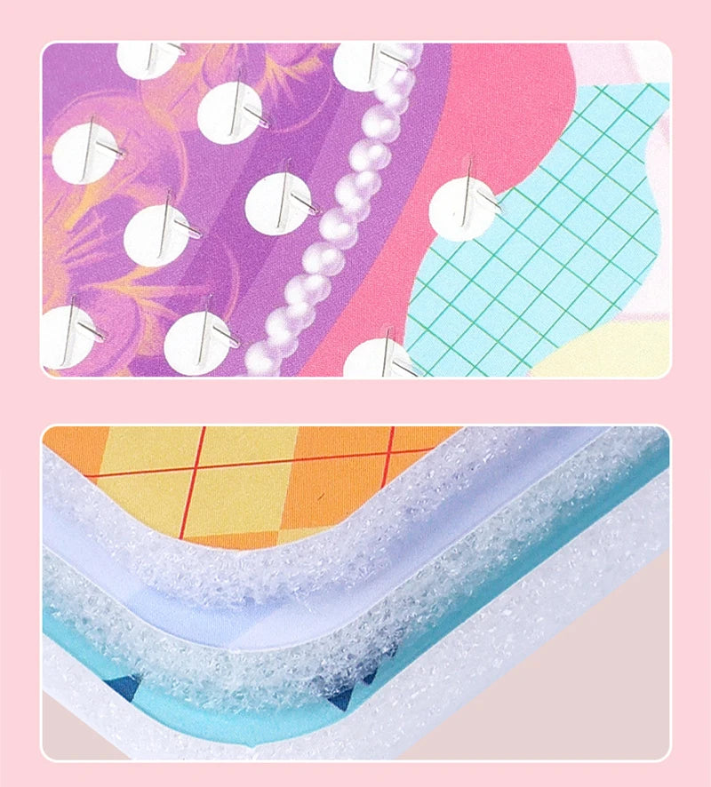 DIY Puzzle Puncture Painting Card Set for Kids