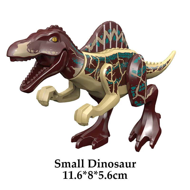 Jurassic Dinosaur Building Blocks – T-Rex, Raptor, Triceratops Models