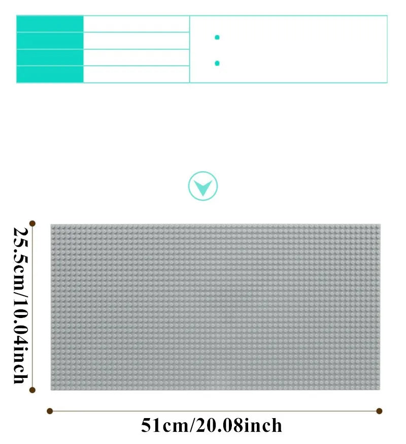 2PCS 32x64 Large Base Plates Compatible with Building Blocks
