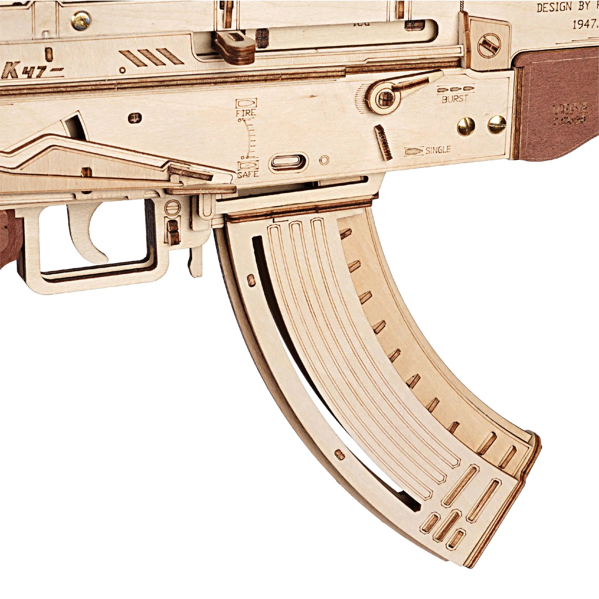 Robotime ROKR AK47 3D Wooden Puzzle Gun – LQ901