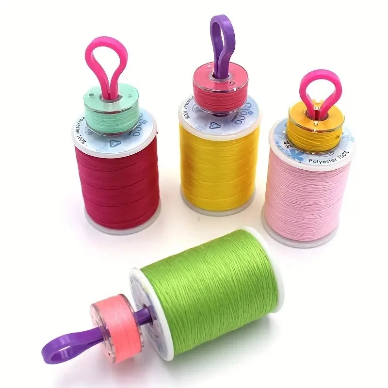 Mixed Color Plastic Bobbin Thread Clips – 10/30/50pcs