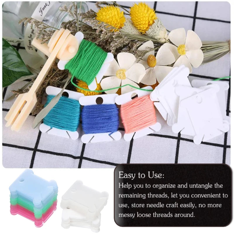 36-Grid Embroidery Floss Organizer Box Set