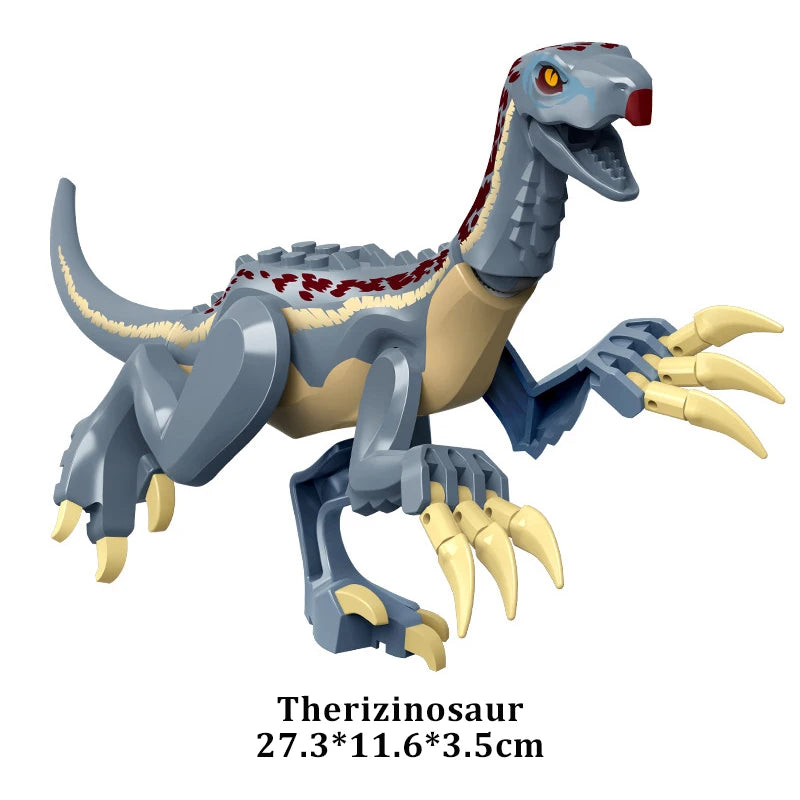 Jurassic Dinosaur Building Blocks – T-Rex, Raptor, Triceratops Models