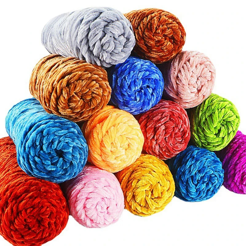 Beginner Crochet Yarn – 50g Soft Cotton Blend (68% Cotton, 32% Nylon)