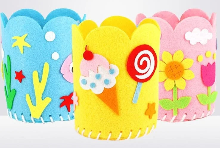 4PCS DIY Pencil Holder Craft Kit for Kids