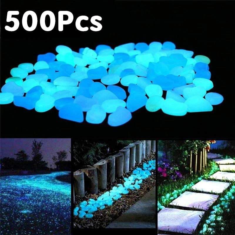 Glow-in-the-Dark Pebbles – Luminous Stones for Garden, Pathways & Décor