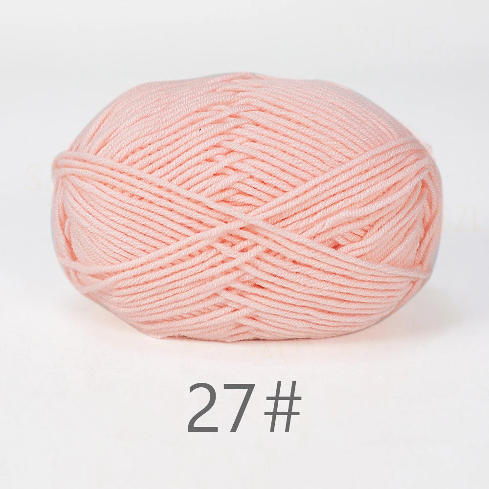 50g Soft Milk Cotton Yarn – Hand Knitting & Crochet Thread