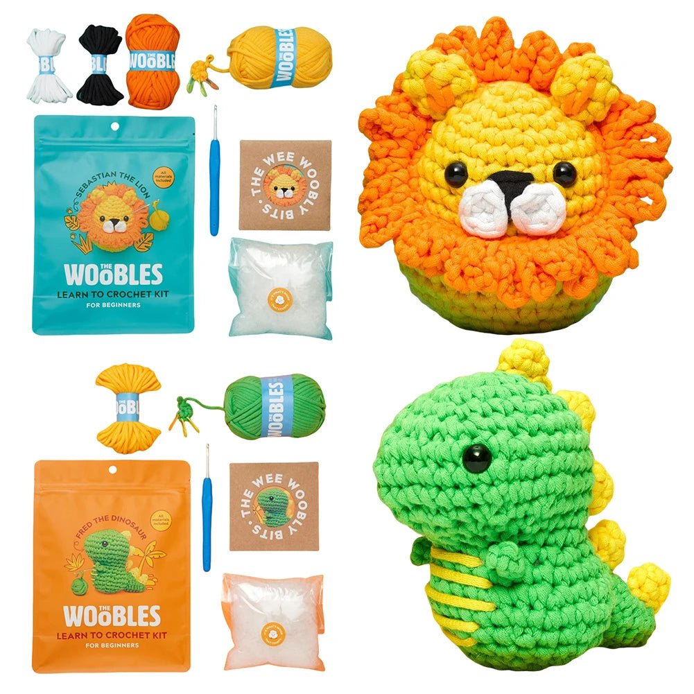 Kids Beginner Crochet Animal Kit