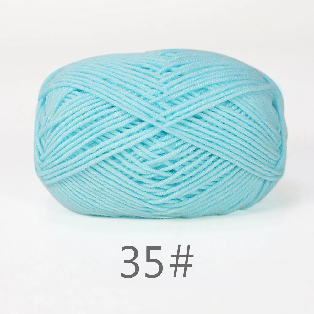 50g Soft Milk Cotton Yarn – Hand Knitting & Crochet Thread