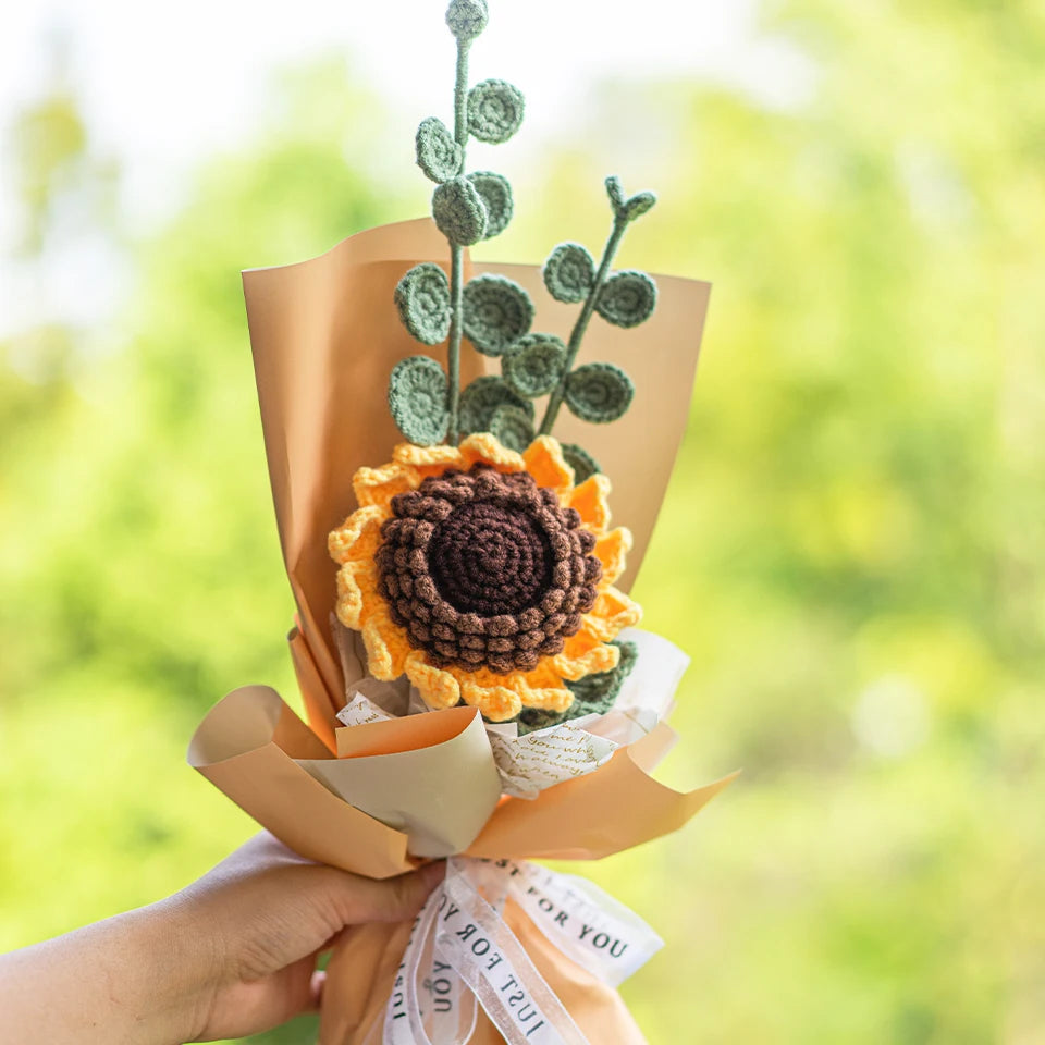 KRABALL Crochet Animal or Flower Bouquet Kit