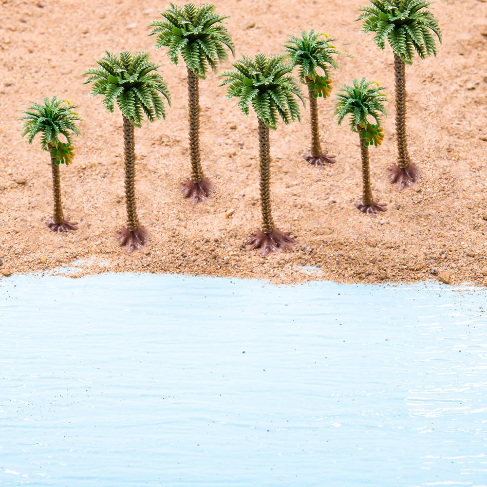 Miniature Coconut Palm Tree Set 5pcs