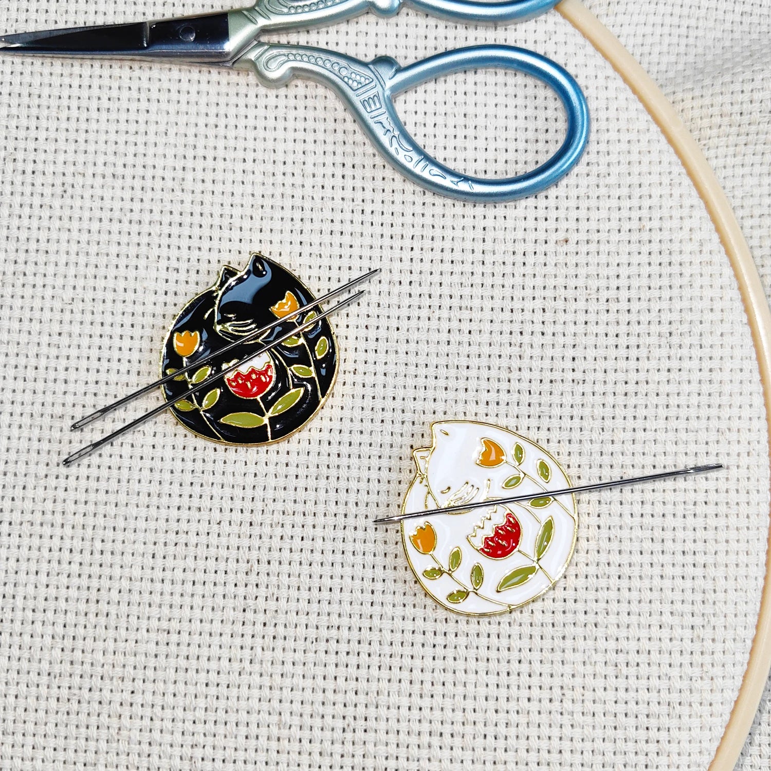 Magnetic Needle Minder Flower Leaf Holder