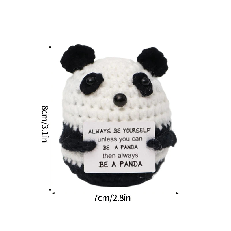 Positive Crochet Doll Kit – Handmade Gift with Affirmation Card