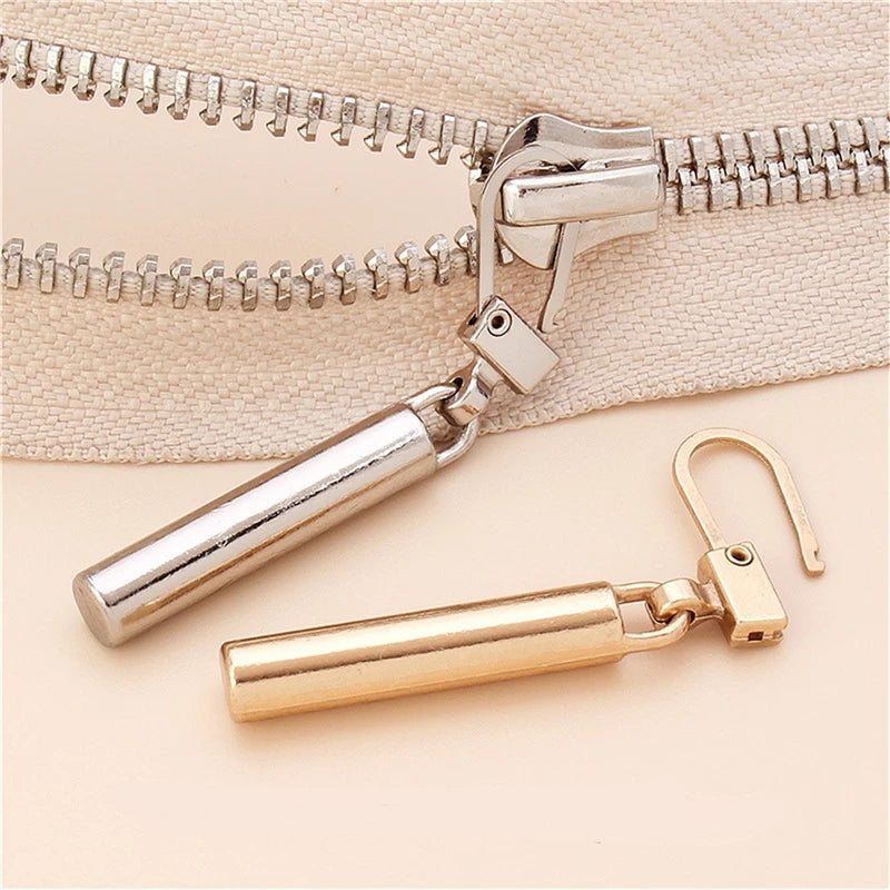 5pcs Detachable Metal Zipper Pull Tabs for Repair