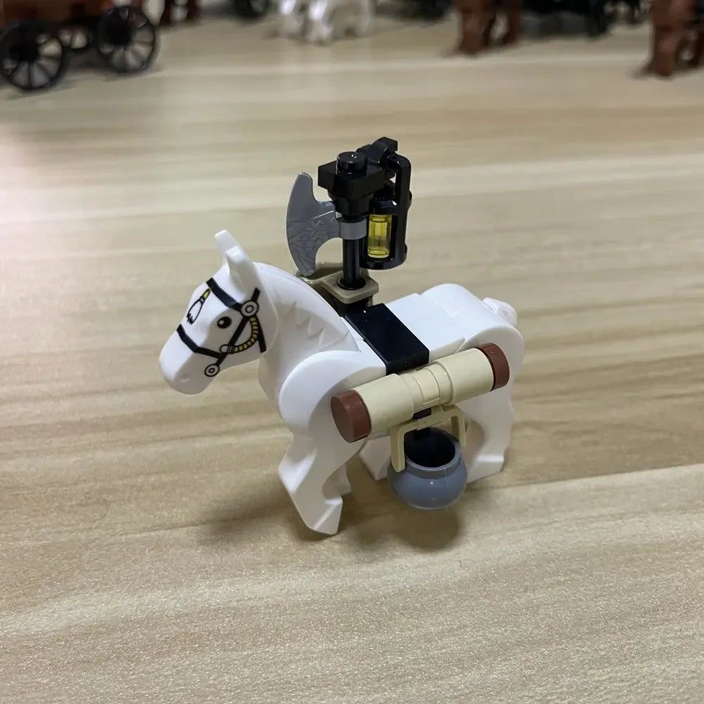 MOC Medieval Carriage & Military Weapons Set