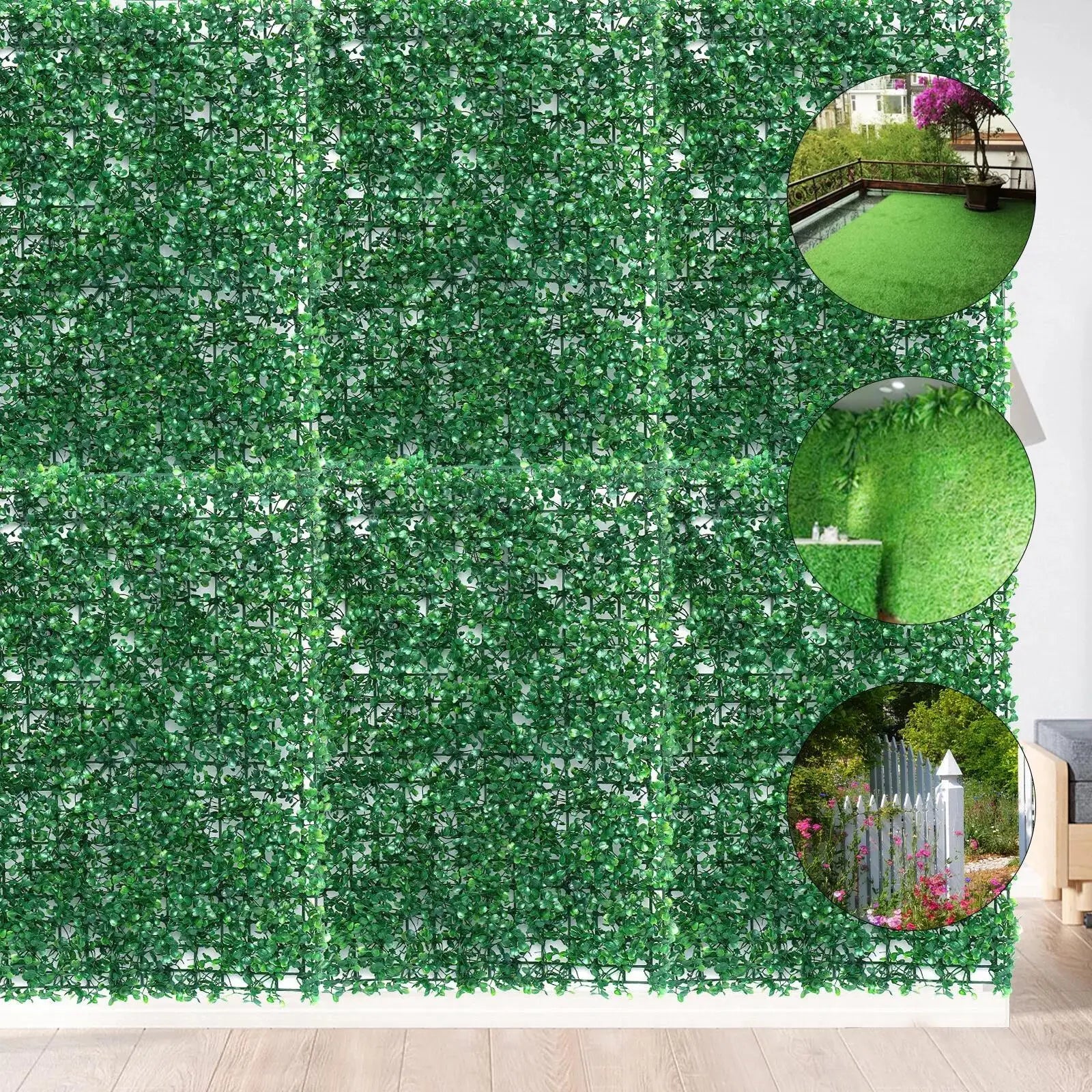 40x60cm Artificial Greenery Wall Panel for Home and Garden
