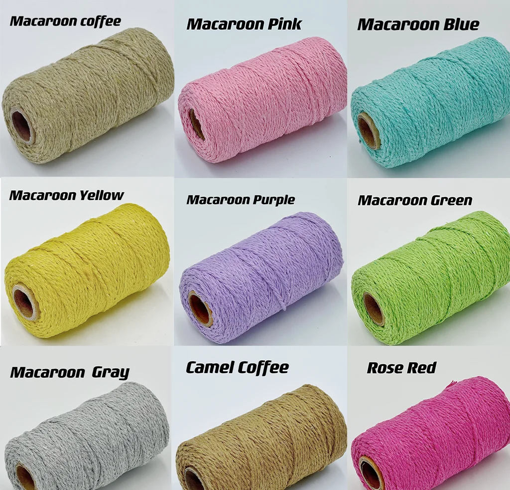 2mm Macrame Cord 100m Natural Twine String