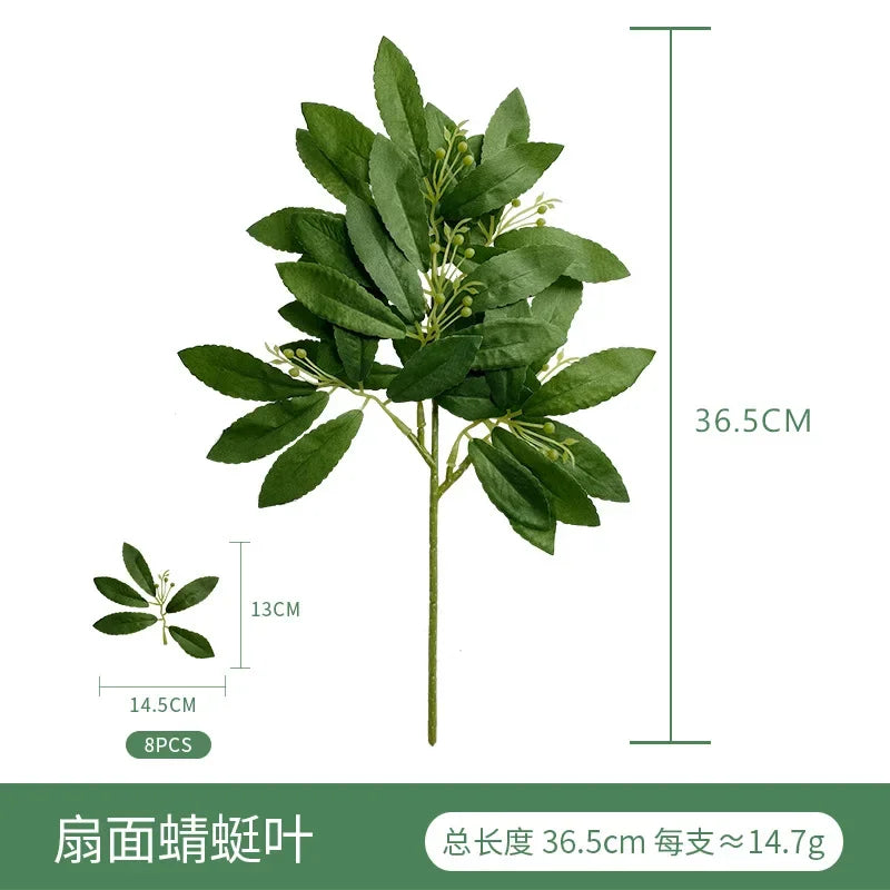Artificial Eucalyptus Leaves for Floral Arrangements and Decor
